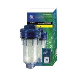Polyphosphate filter for dishwashers and clothes washers
