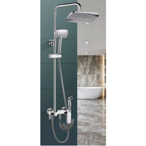 SHOWER COLUMN WITH INOX BATTERIES