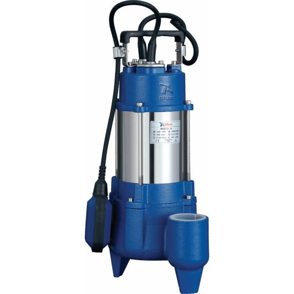 Plus SUB 13-9 M Μονοφασική Αντλία Ακαθάρτων / Λυμάτων 1hp Ανοξείδωτη