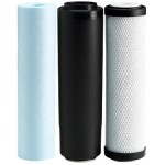 Ecosoft 1-2-3 Cartridge Set, Improved, (2 Carbon Cartridges + Polypropylene)