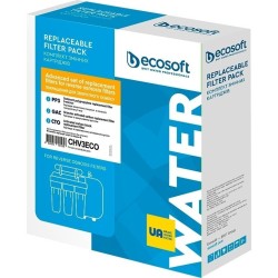 Σετ φυσιγγίων Ecosoft 1-2-3, Βελτιωμένο, (2 φυσίγγια άνθρακα + πολυπροπυλένιο)